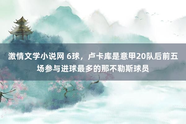 激情文学小说网 6球，卢卡库是意甲20队后前五场参与进球最多的那不勒斯球员