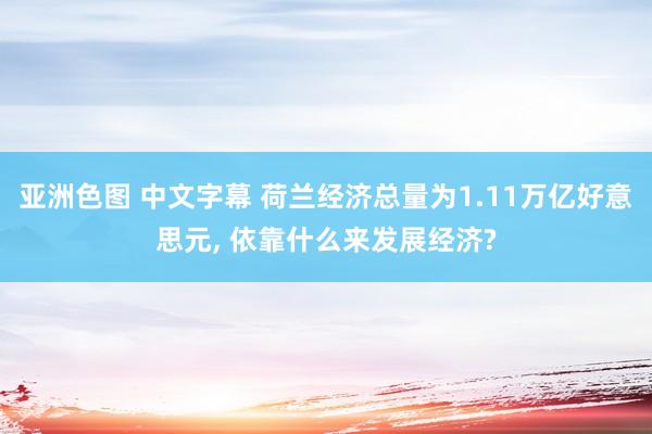 亚洲色图 中文字幕 荷兰经济总量为1.11万亿好意思元， 依靠什么来发展经济?