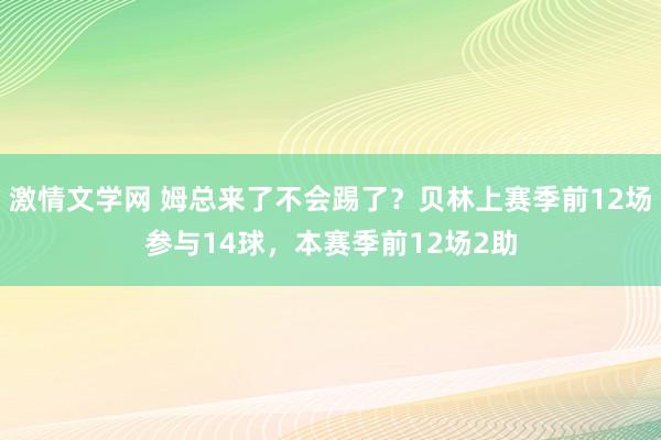 激情文学网 姆总来了不会踢了？贝林上赛季前12场参与14球，本赛季前12场2助