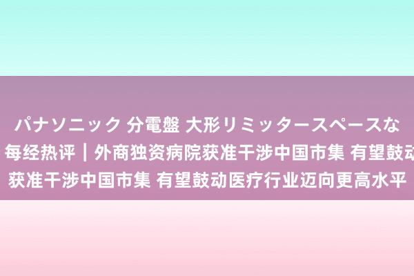 パナソニック 分電盤 大形リミッタースペースなし 露出・半埋込両用形 每经热评︱外商独资病院获准干涉中国市集 有望鼓动医疗行业迈向更高水平