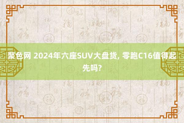 聚色网 2024年六座SUV大盘货， 零跑C16值得起先吗?