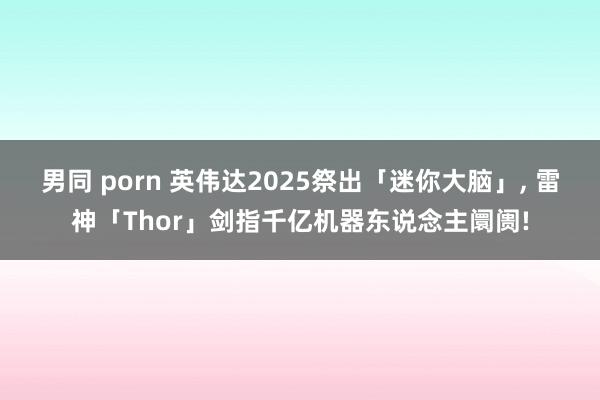 男同 porn 英伟达2025祭出「迷你大脑」， 雷神「Thor」剑指千亿机器东说念主阛阓!