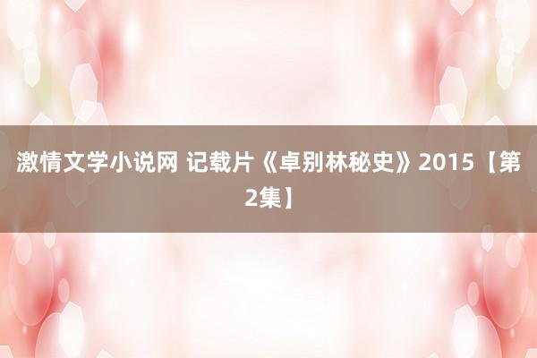 激情文学小说网 记载片《卓别林秘史》2015【第2集】