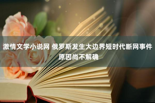 激情文学小说网 俄罗斯发生大边界短时代断网事件 原因尚不解确